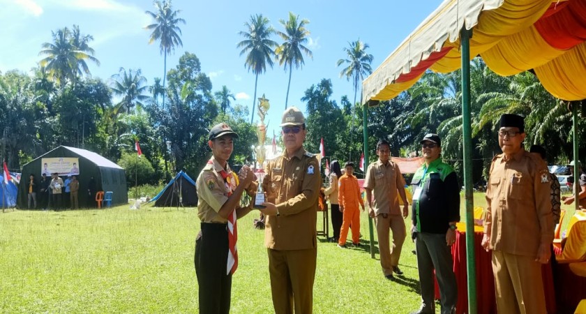 MAN 1 Aceh Barat Meraih Juara Umum di Kegiatan Kemah Kebangsaan