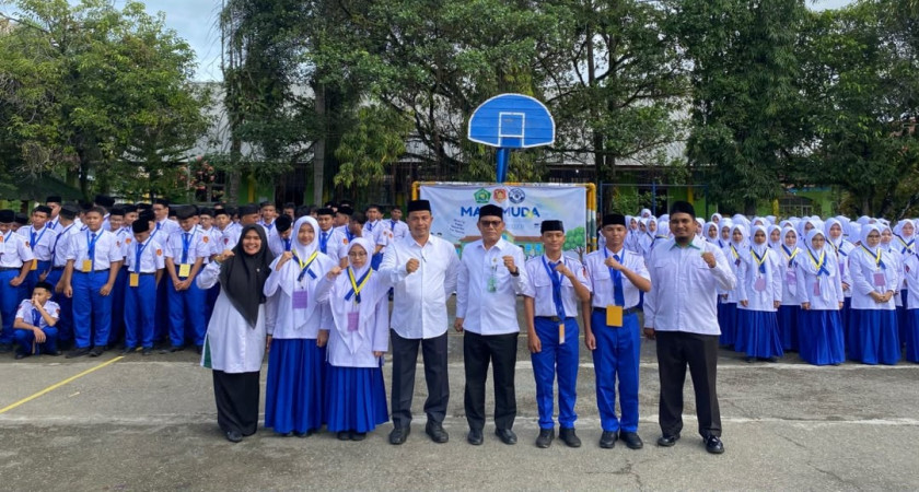 Upacara Bendera dan Pembukaan MATA MUDA MAN 1 Aceh Barat Berlangsung Meriah, Awali Langkah Generasi Baru Menuju Prestasi